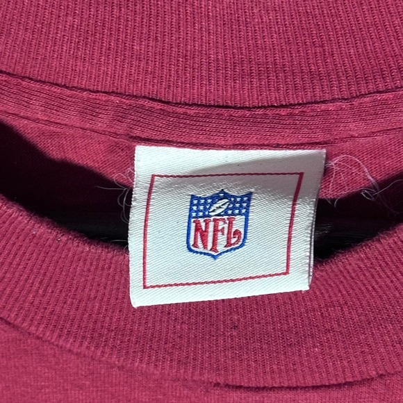 Vintage San Francisco 49ers NFL T-Shirt Red Big Logo Football Tee 90s 2000s L XL - Picture 4 of 8